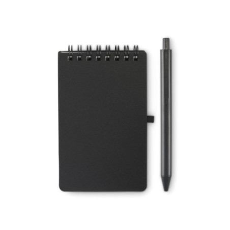 Bloc-notes personnalisé déperlant avec stylo Kit 