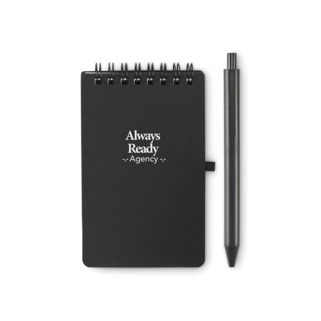Bloc-notes personnalisé déperlant avec stylo Kit 