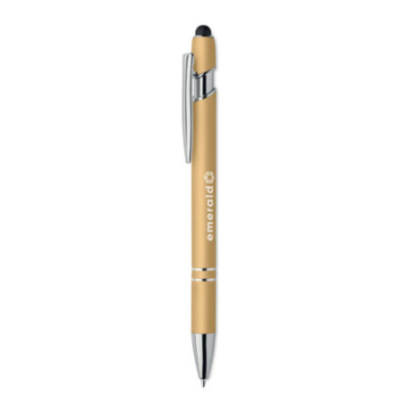 Stylo personnalisable en aluminium recyclé Siparo 