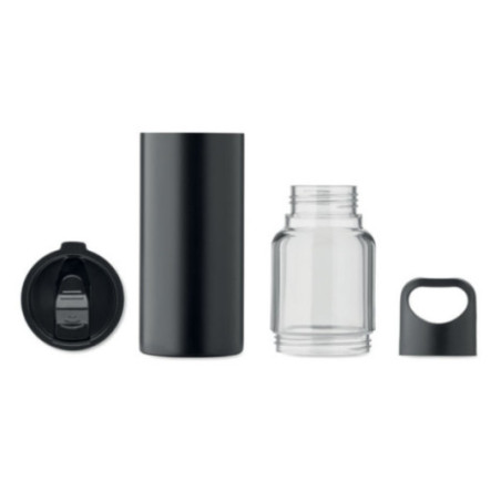 Gourde avec gobelet isotherme intégré Dualuse 610 ml 