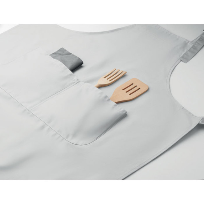 Tablier de cuisine personnalisé en polycoton Gala 
