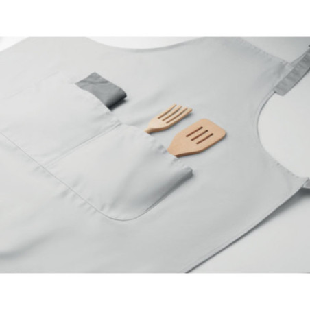 Tablier de cuisine personnalisé en polycoton Gala 