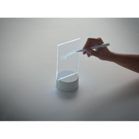 Tableau lumineux à LED et marqueur Ledmemo 