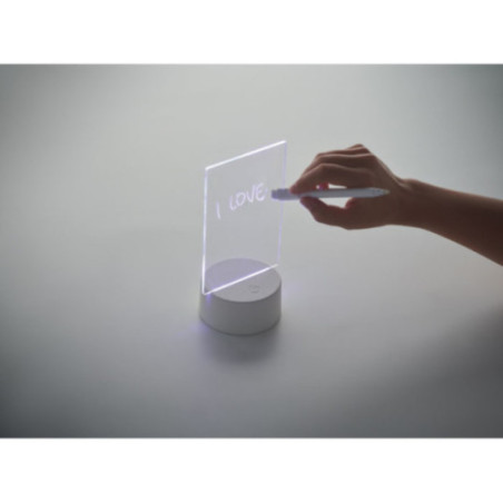 Tableau lumineux à LED et marqueur Ledmemo 