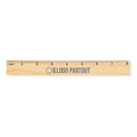 Règle personnalisée en bois RULER20 