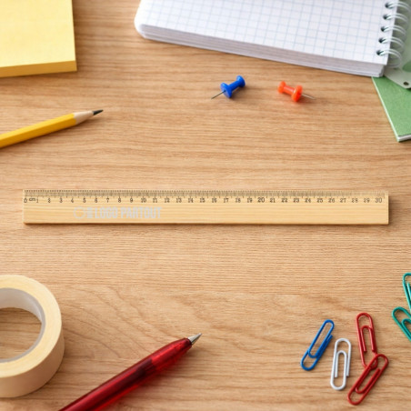 Règle personnalisable en bois RULER30 