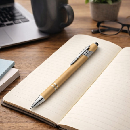 Stylo personnalisable en aluminium recyclé Siparo 
