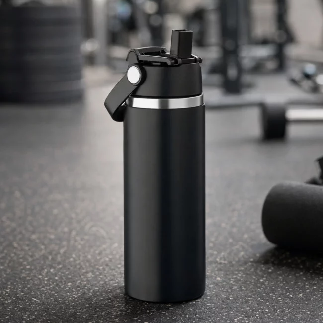 Gourde isotherme en inox recyclé Suma Grip 500 ml 