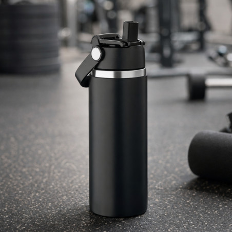 Gourde isotherme en inox recyclé Suma Grip 500 ml 