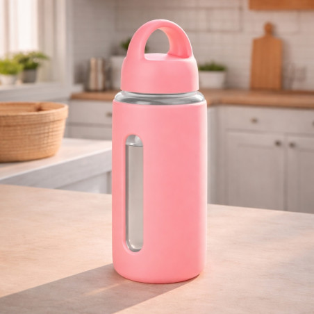 Gourde en verre borosilicate Boris 600 ml 