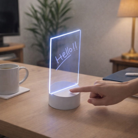 Tableau lumineux à LED et marqueur Ledmemo 