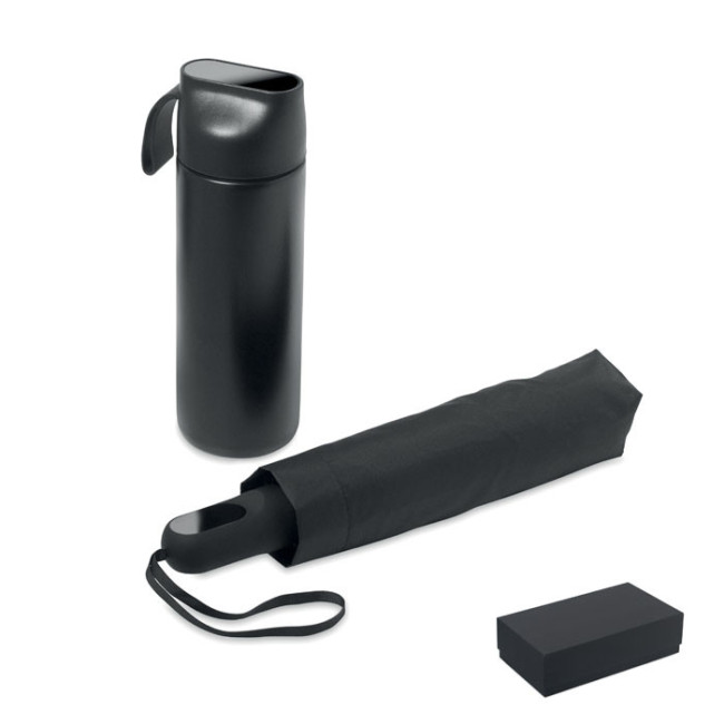 Coffret cadeau gourde et parapluie Hithere 