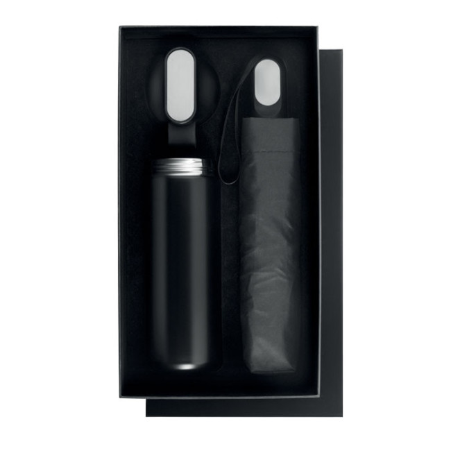 Coffret cadeau gourde et parapluie Hithere 