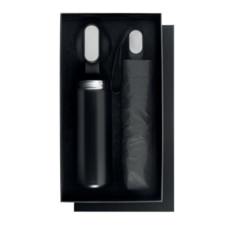 Coffret cadeau gourde et parapluie Hithere 
