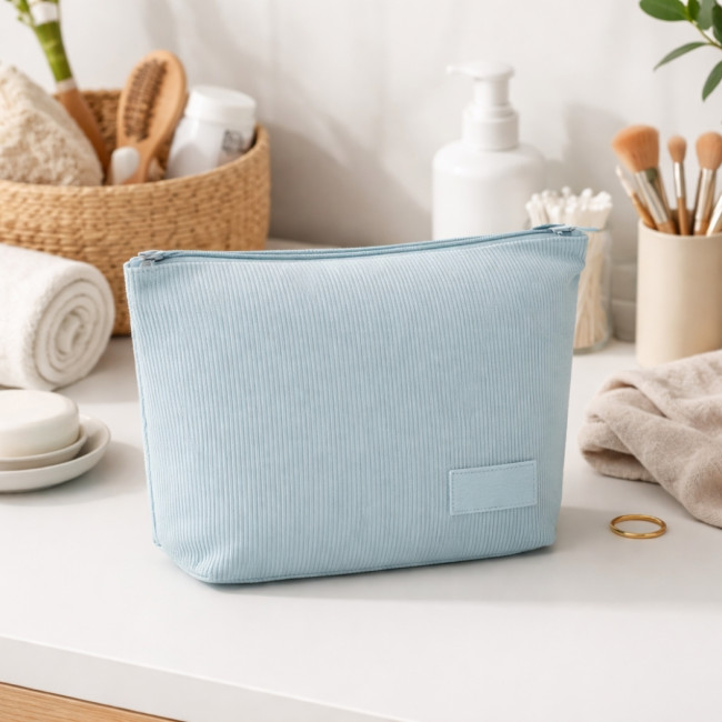 Trousse de toilette en velours côtelé Cordy T 