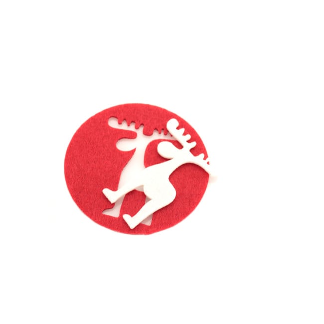 Sous-verres publicitaire de Noël Mandi 