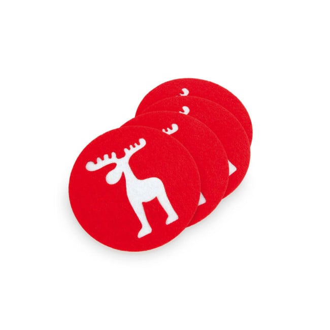 Sous-verres publicitaire de Noël Mandi 