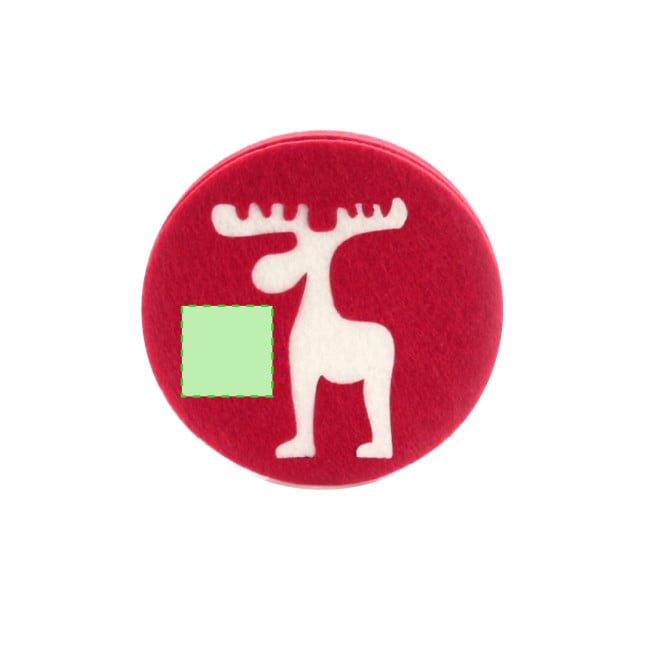 Sous-verres publicitaire de Noël Mandi 