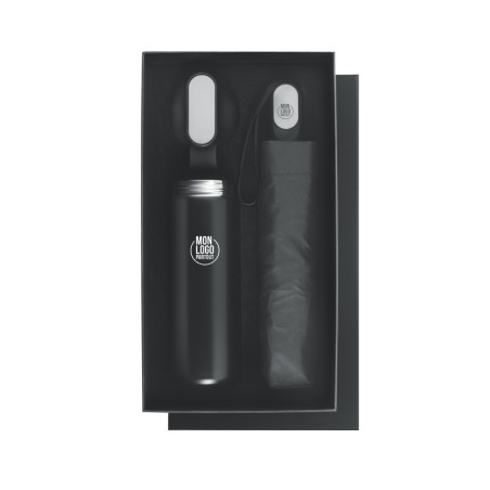 Coffret cadeau gourde et parapluie Hithere 