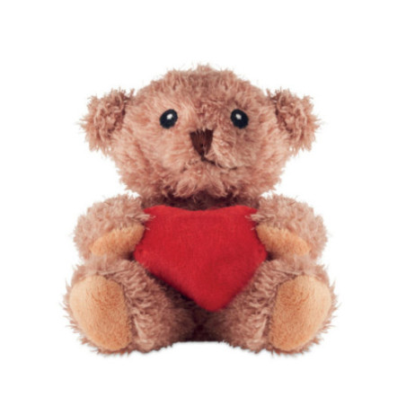 Petit ours en peluche avec coeur Cuddle 
