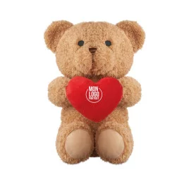 Ourse en peluche avec coeur...