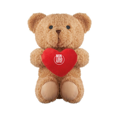 Ourse en peluche avec coeur Snuggle 