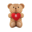 Ourse en peluche avec coeur Snuggle 