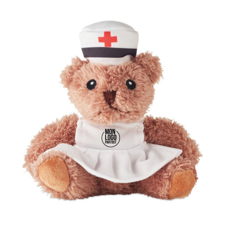 Ourse en peluche personnalisable Nurse 