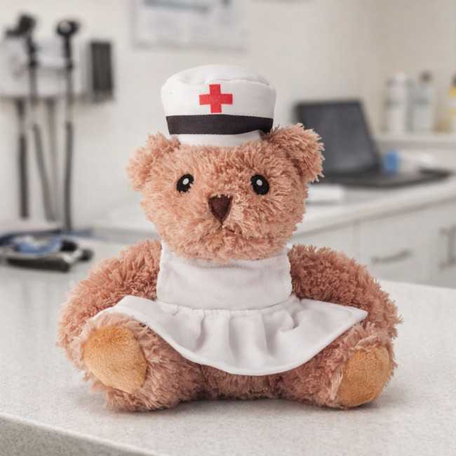 Ourse en peluche personnalisable Nurse 