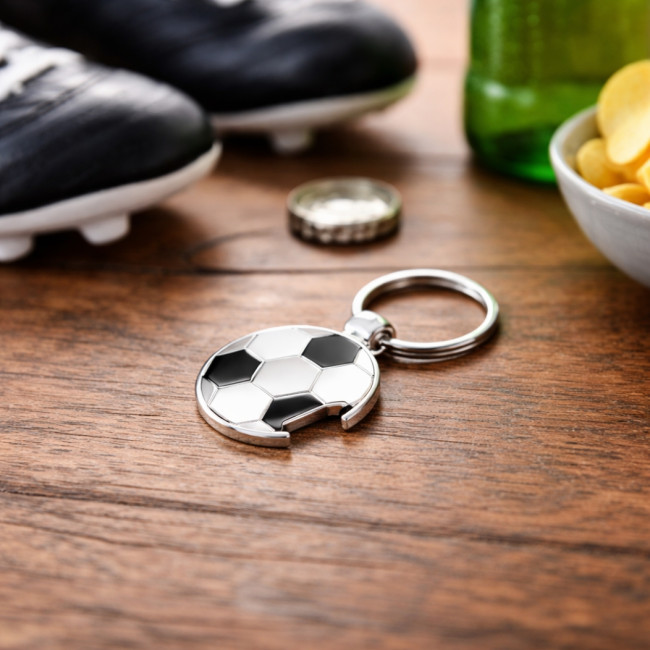 Porte-clés décapsuleur personnalisé Open Goal 