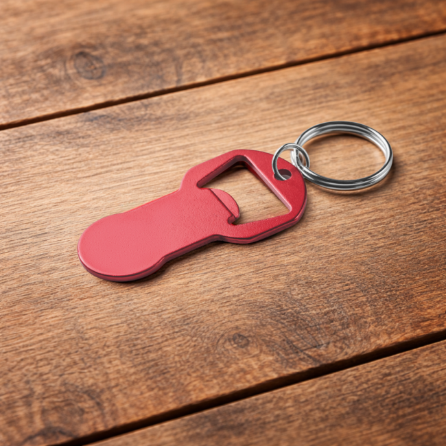 Porte-clés décapsuleur personnalisable Clave 