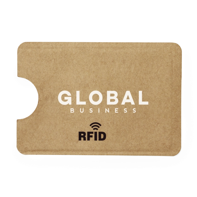 Etui carton personnalisable anti-RFID Blackbal 