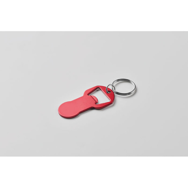 Porte-clés décapsuleur personnalisable Clave 