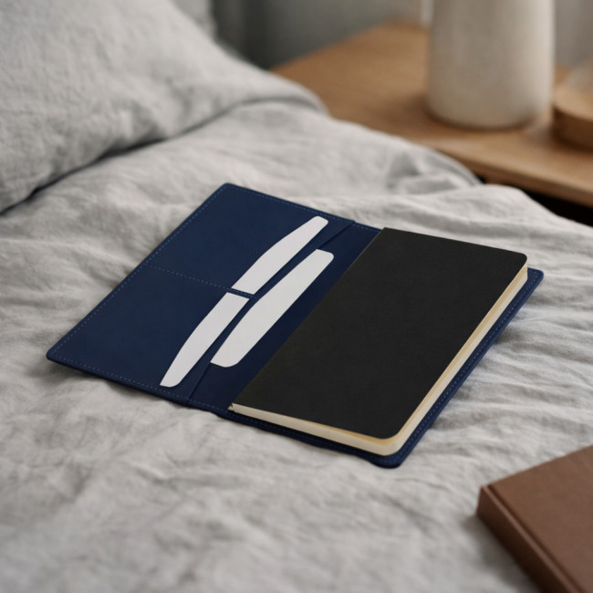 Carnet en simili cuir recyclé Glimmer 