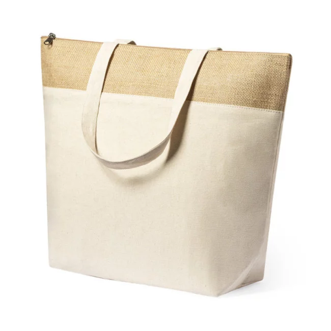 Sac en coton et jute publicitaire isotherme Linax 