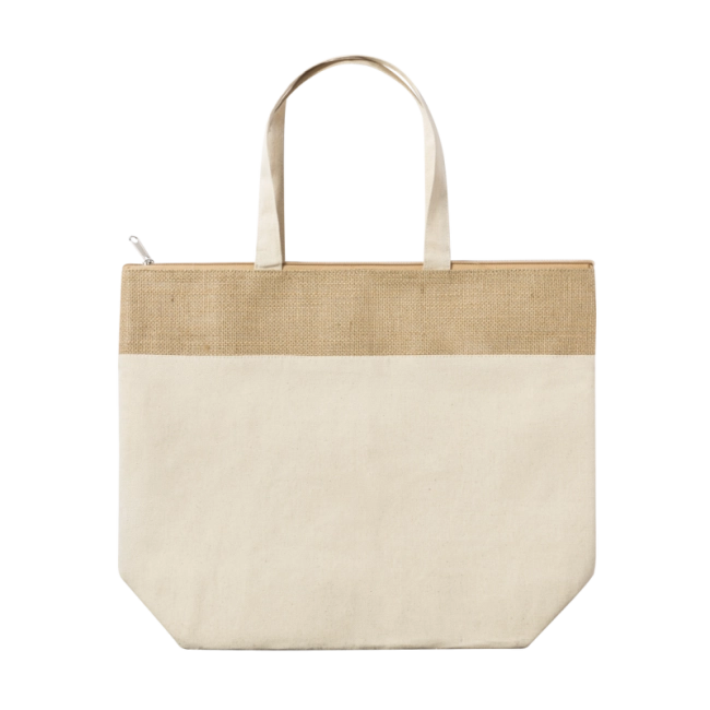 Sac en coton et jute publicitaire isotherme Linax 