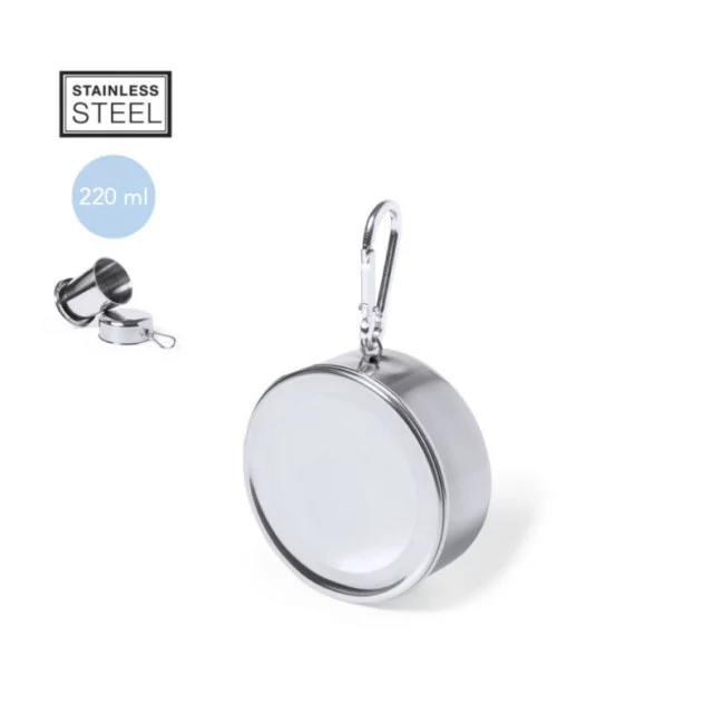 Verre pliable en acier inoxydable Daibak 220 ml 