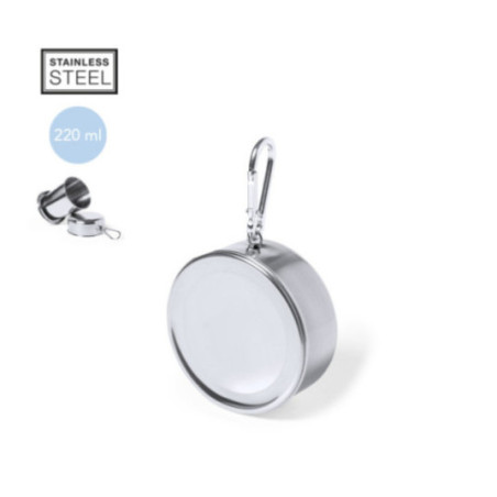 Verre pliable en acier inoxydable Daibak 220 ml 