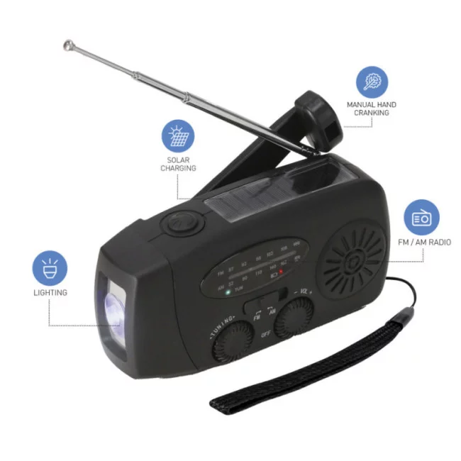 Radio d'urgence multifonction Cartney 