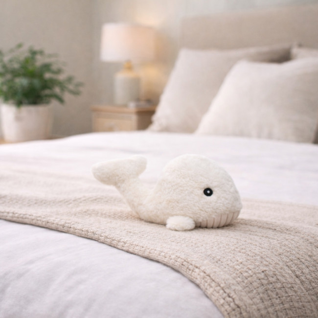 Peluche baleine publicitaire MBW® 