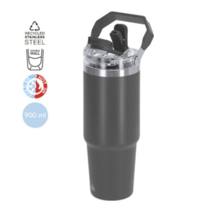 Gourde isotherme en inox recyclé Transil 