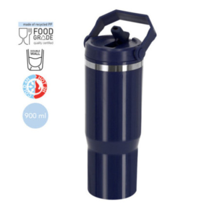 Gourde isotherme personnalisée Bastien 900 ml 