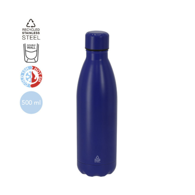 Gourde isotherme en inox recyclé Xharly 500 ml 