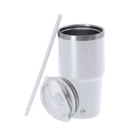 Gobelet isotherme avec paille Vinson 650 ml 