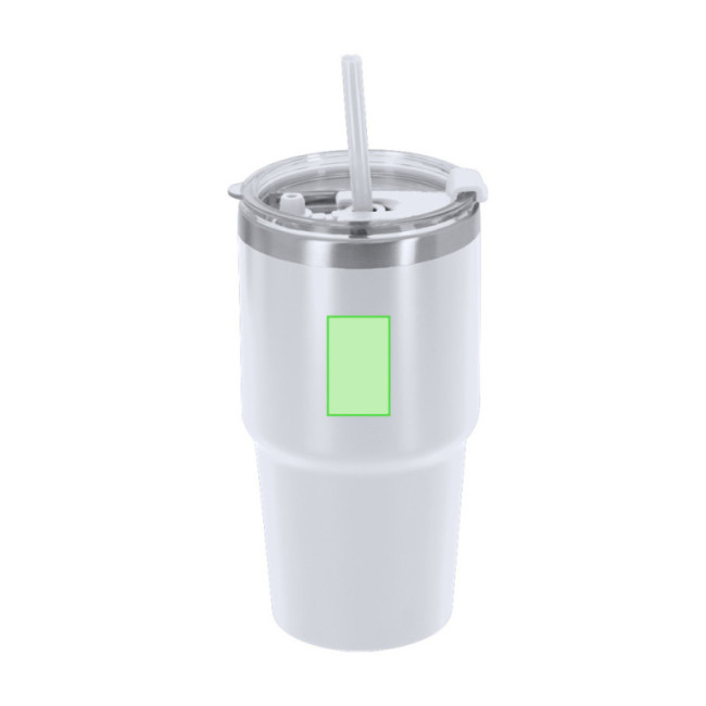 Gobelet isotherme avec paille Vinson 650 ml 