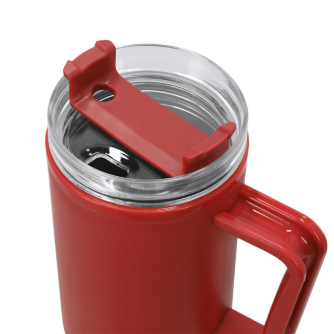 Grande gourde isotherme avec paille Gabrion 900 ml 