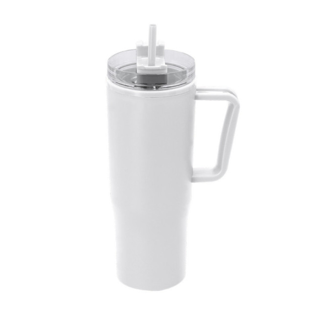 Grande gourde isotherme avec paille Gabrion 900 ml 