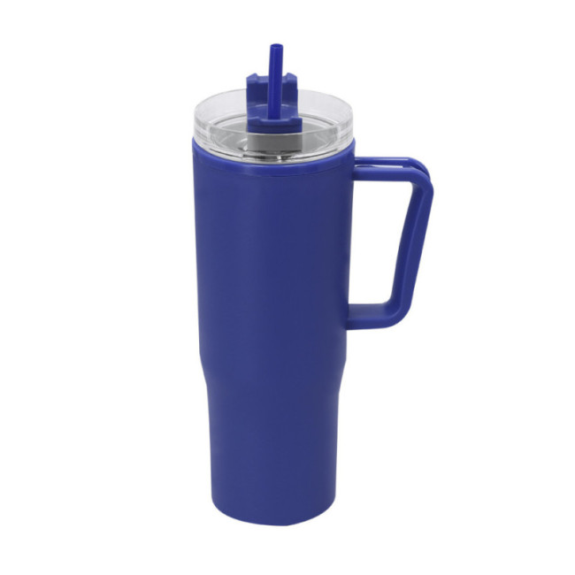 Grande gourde isotherme avec paille Gabrion 900 ml 