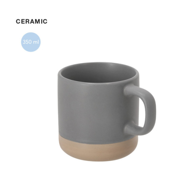 Mug personnalisable en céramique Canslar 350 ml 