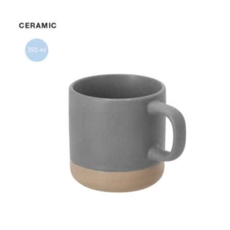 Mug personnalisable en céramique Canslar 350 ml 